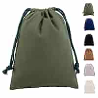 guji network!キャンバス巾着袋 2色セット(オフホワイト・ブルー) guji network!キャンバス巾着袋 2色セット(オフホワイト・ブルー